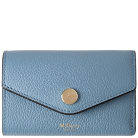 Mulberry Folded Multi-Card Wallet Brighton Blue